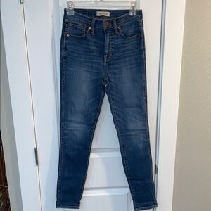 Madewell Dark Blue Skinny Jeans